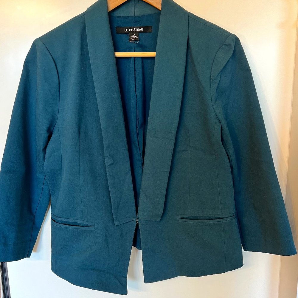 Le Château Women's Indigo Fitted Blazer